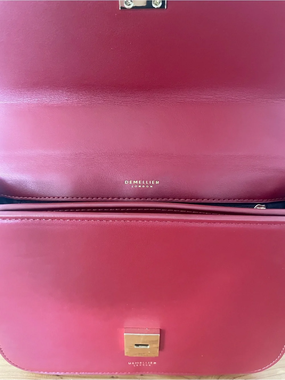 DeMellier structured crossbody